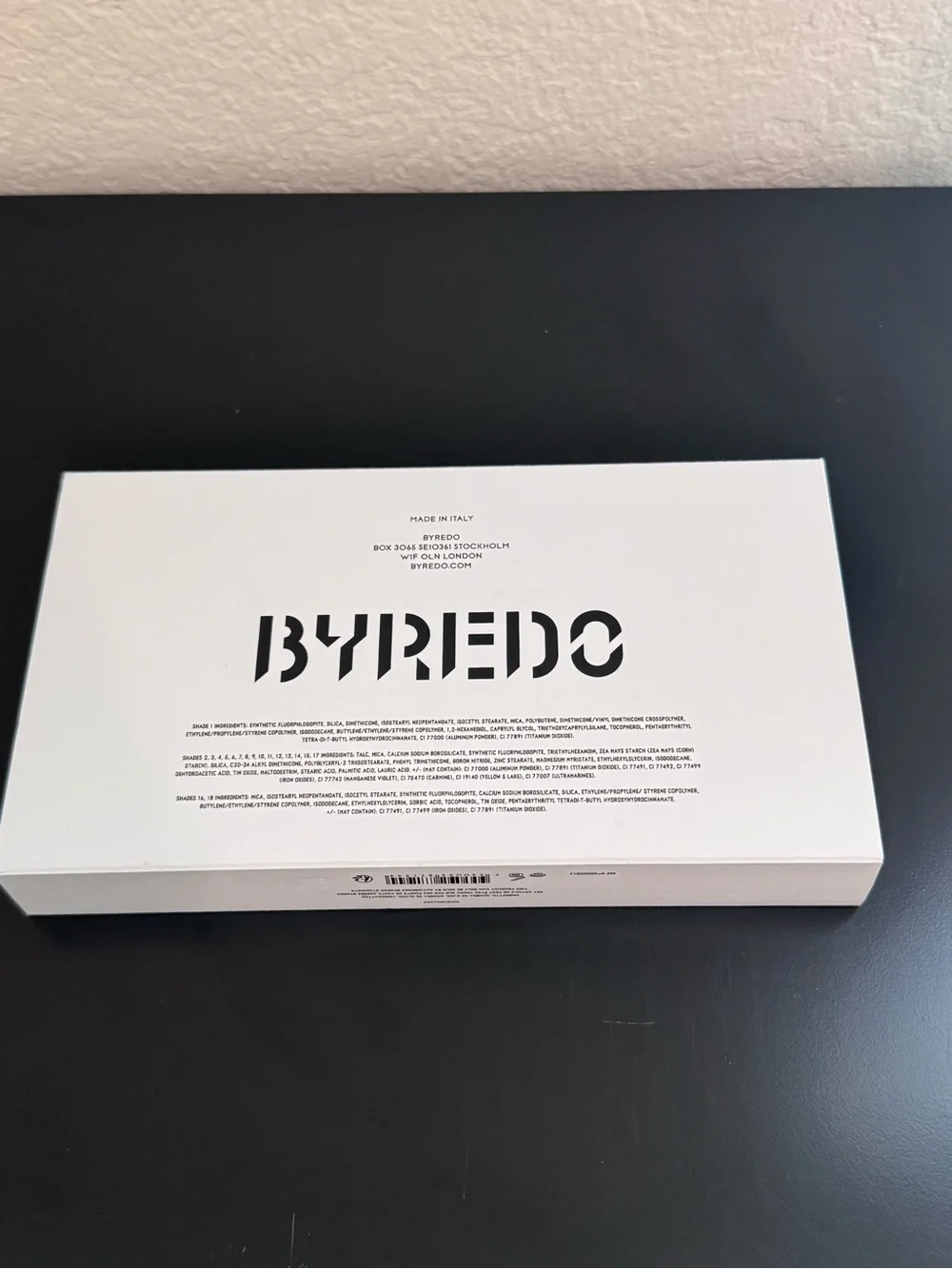 Byredo Remembrance Eyeshadow Palette. Brand New In Box!
